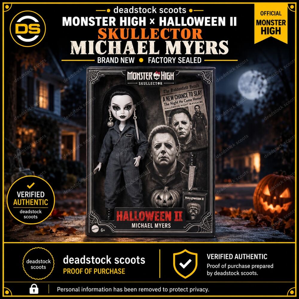 Monster High Skullector Halloween II Michael Myers Doll Mattel Creations